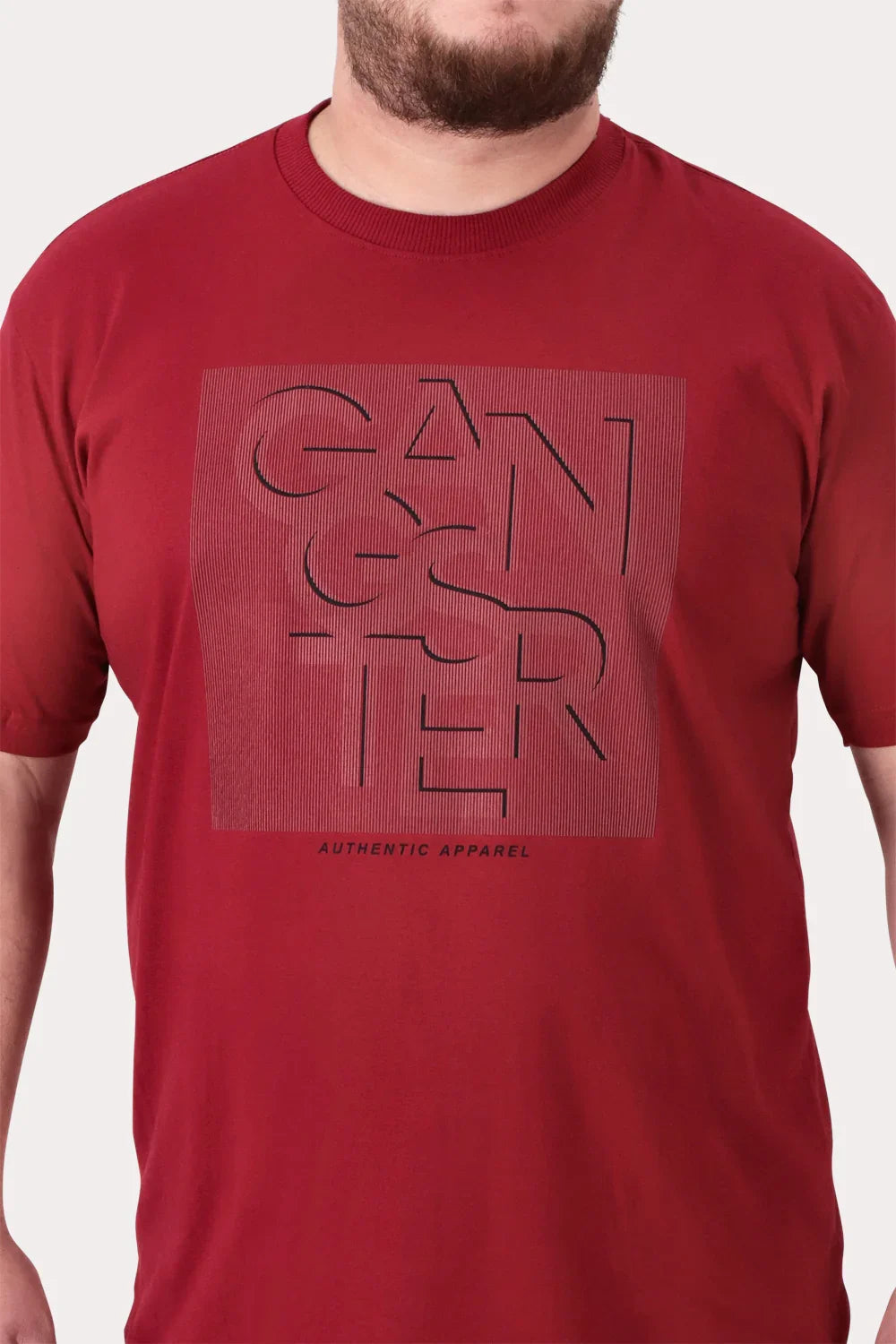 Plus Polera MC Basica Pacific Rojo - Gangster