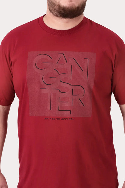 Plus Polera MC Basica Pacific Rojo - Gangster