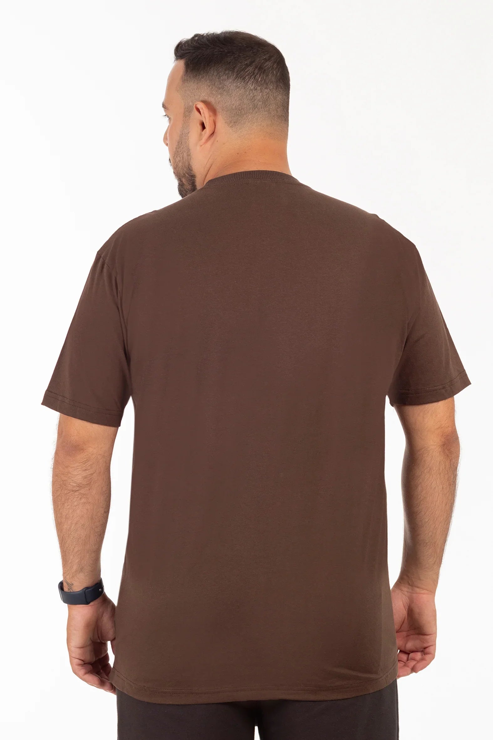 Plus Polera MC Basica Bundy Café Oscuro - Gangster