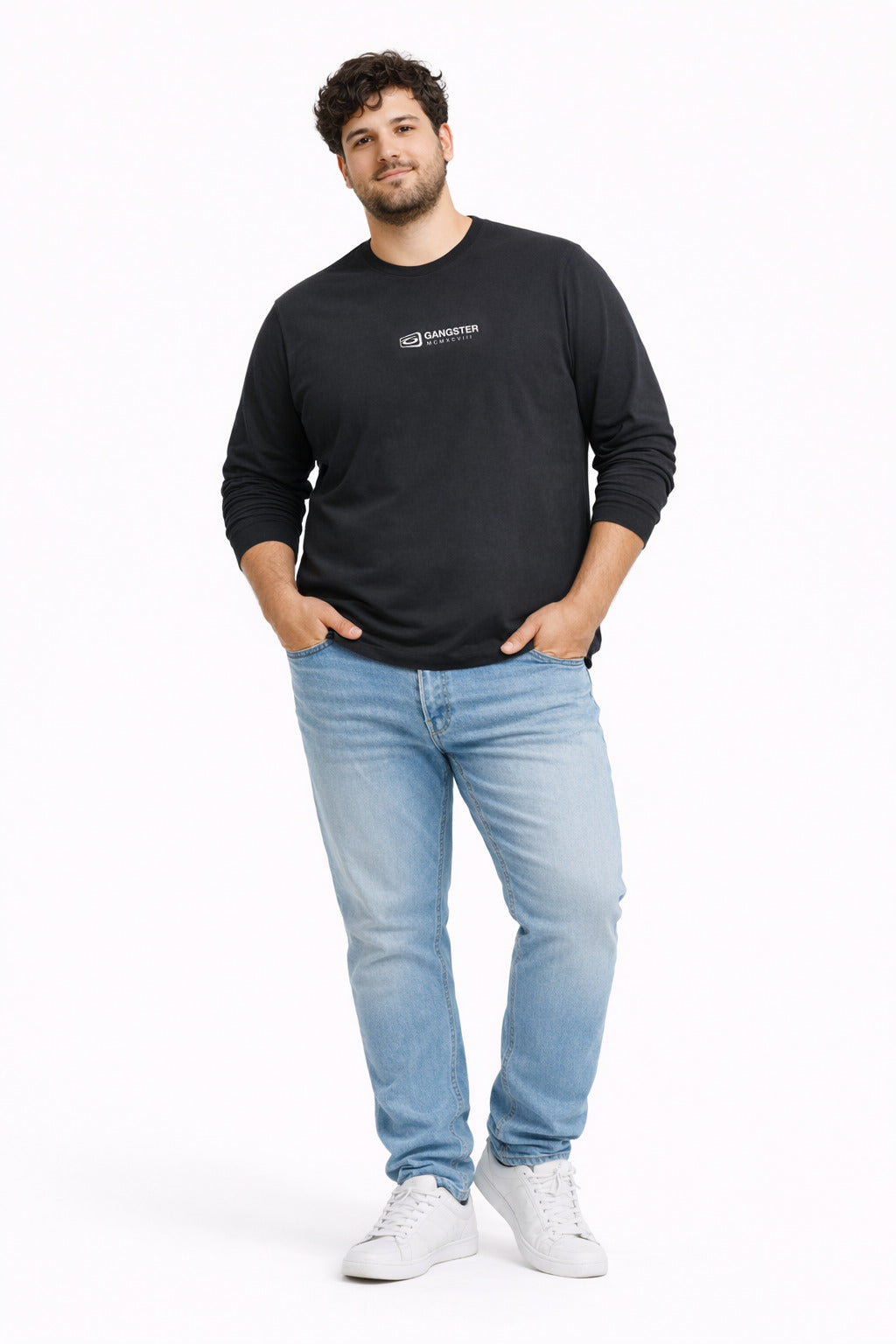 Plus Polera ML Field Negro-1