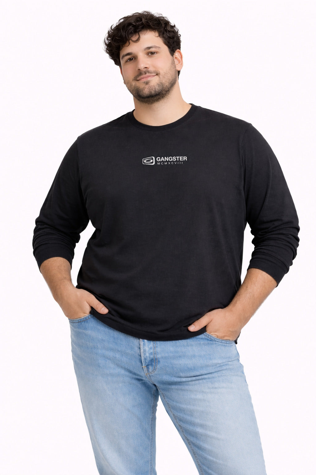 Plus Polera ML Field Negro-3