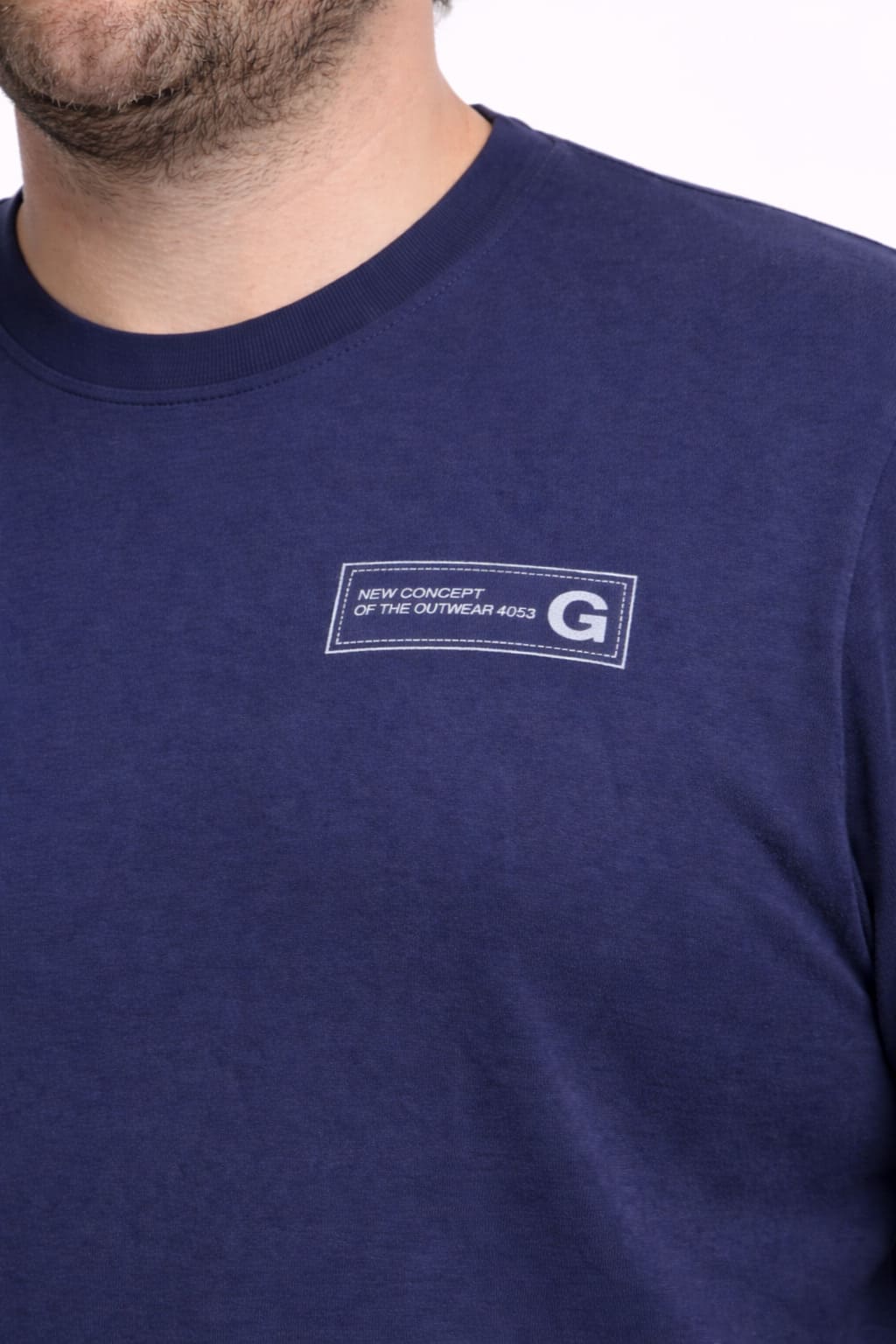 Plus Polera ML Field Azul Marino-4