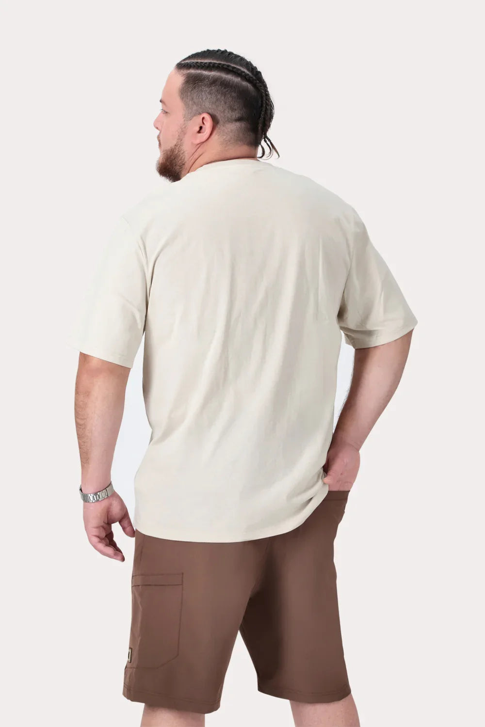 Plus Polera MC Basica Union Sq Beige - Gangster