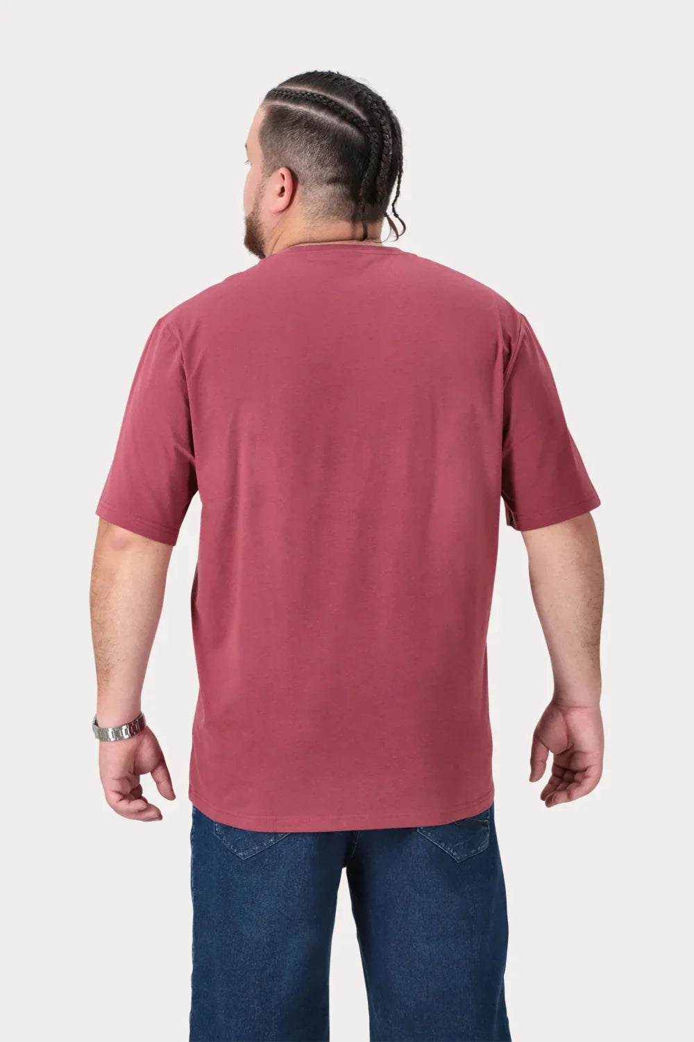 Plus Polera MC Basica Herald Vino - Gangster