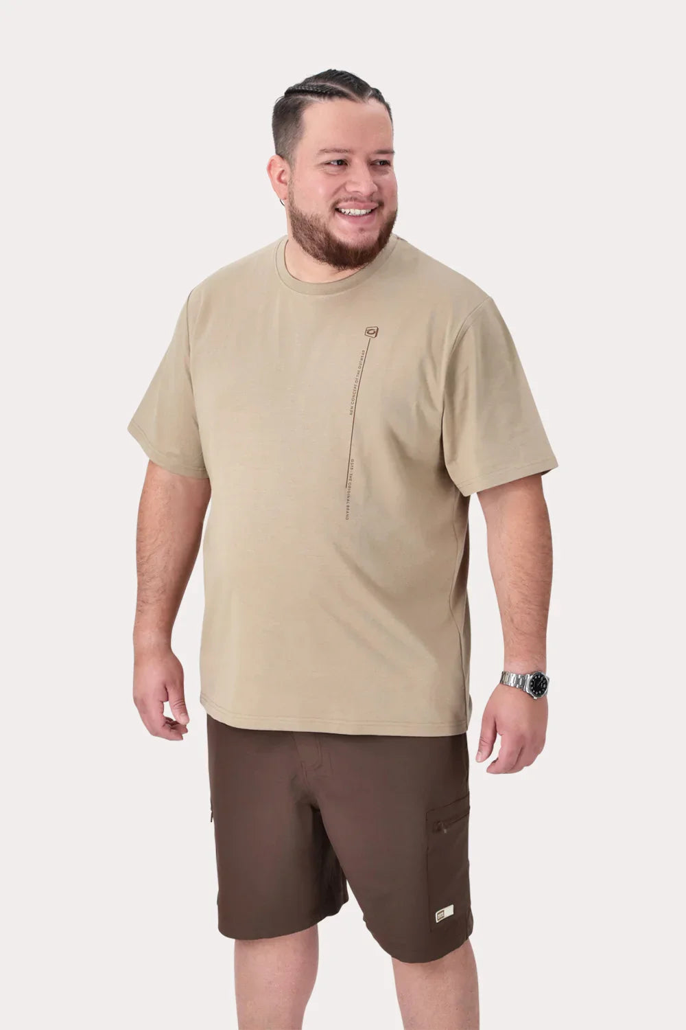 Plus Polera MC Basica Rocke Beige - Gangster