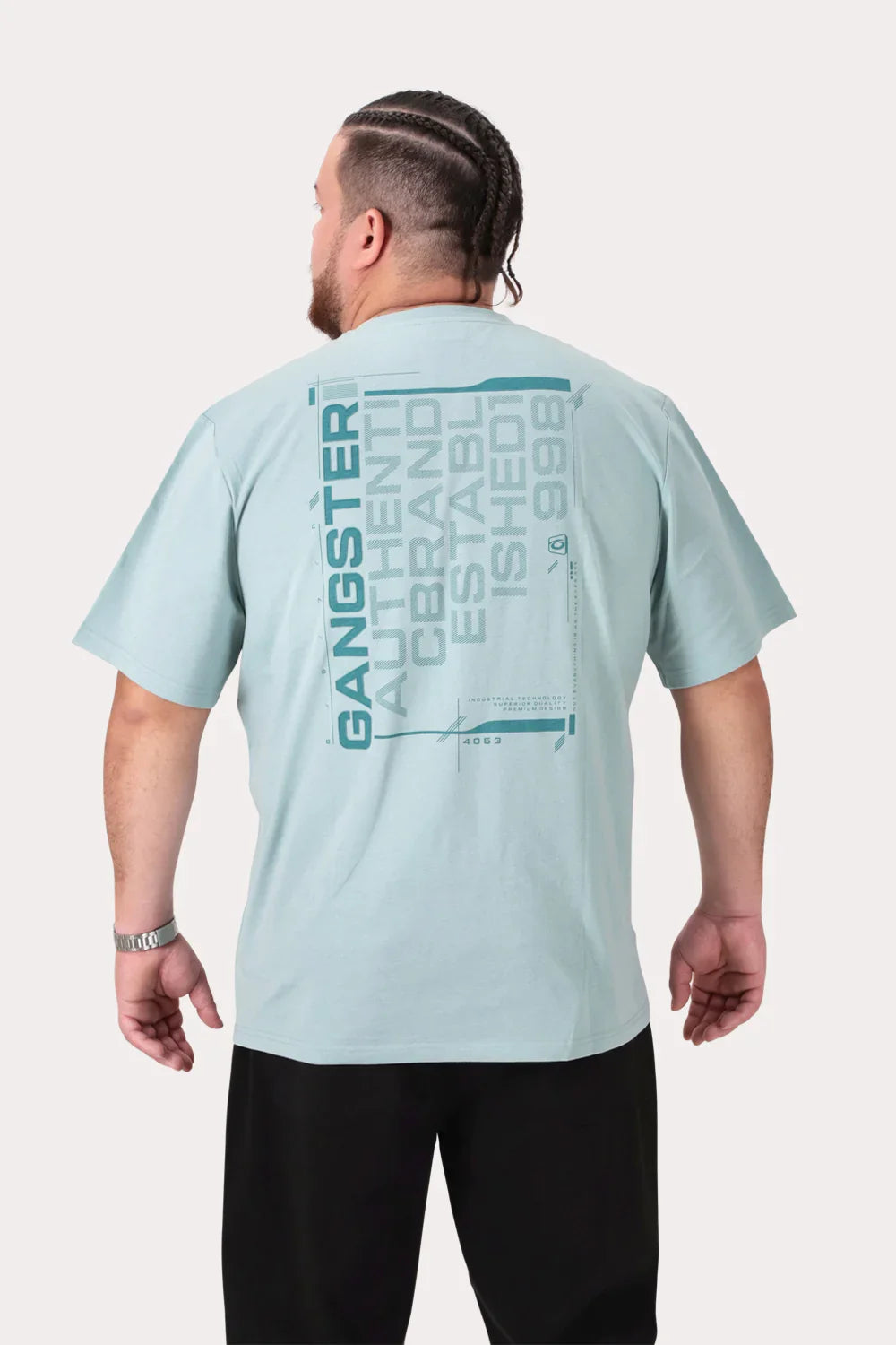 Plus Polera MC Basica Queens Celeste - Gangster