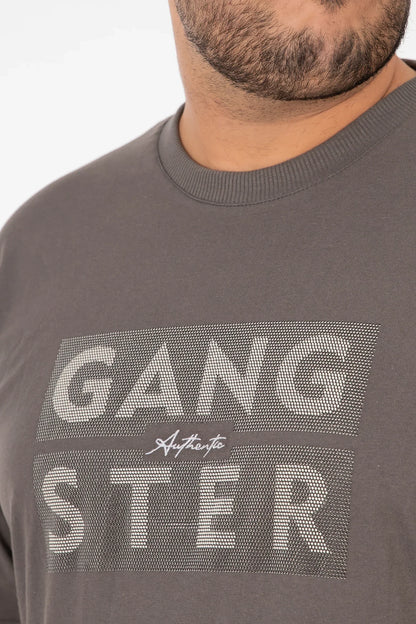 Plus Polera MC Basica Santa Gris - Gangster