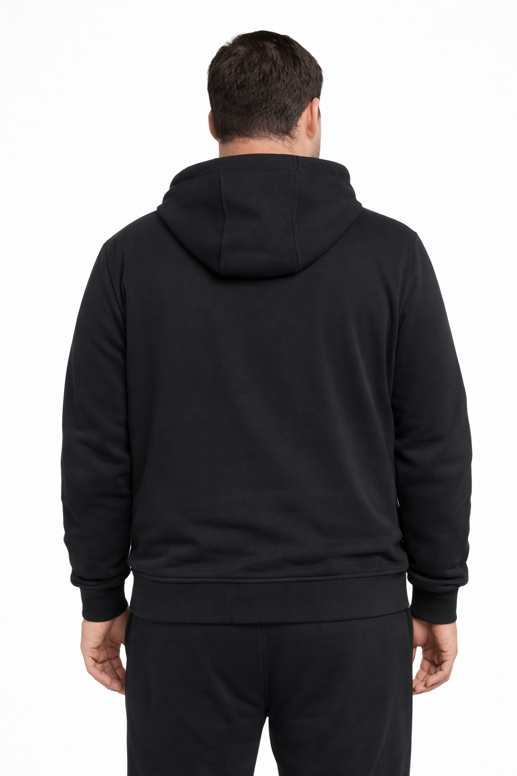 Plus Poleron Fullzipper Loop Negro
