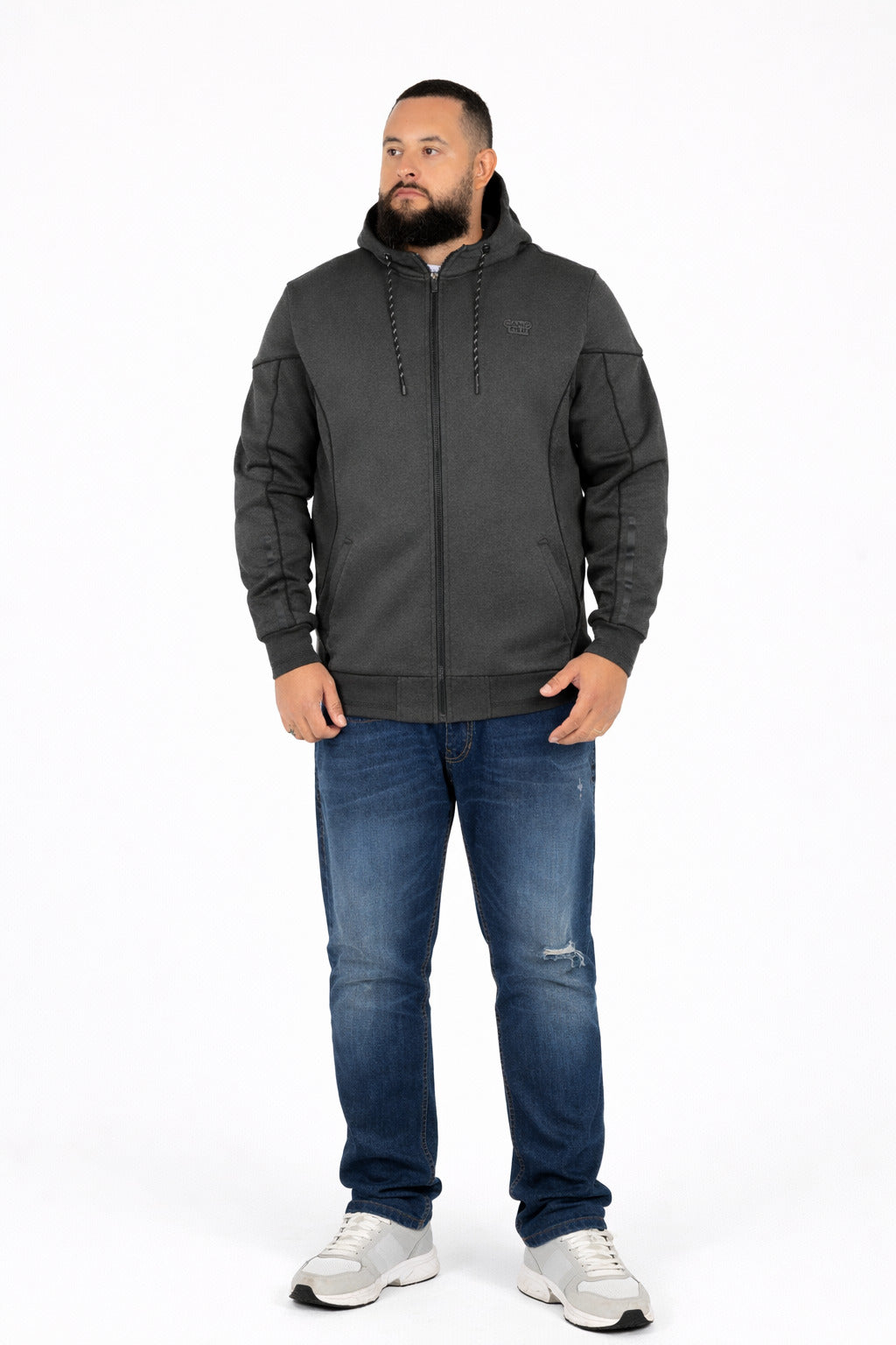 Plus Poleron Fullzipper Join Grafito-thumbmail-4
