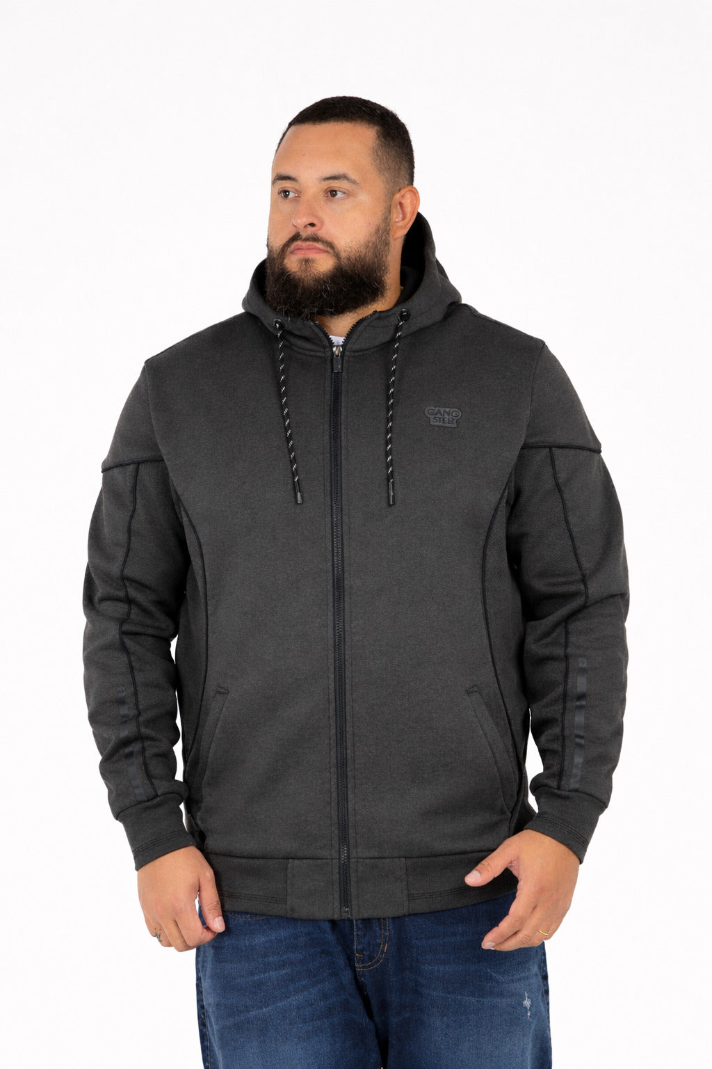 Plus Poleron Fullzipper Join Grafito