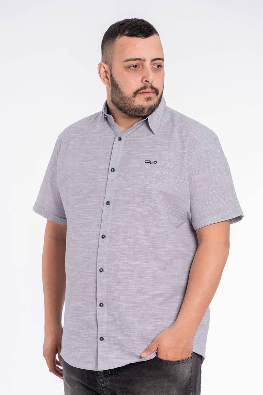Plus Camisa Mc Nungwi Azul Gangster - Gangster