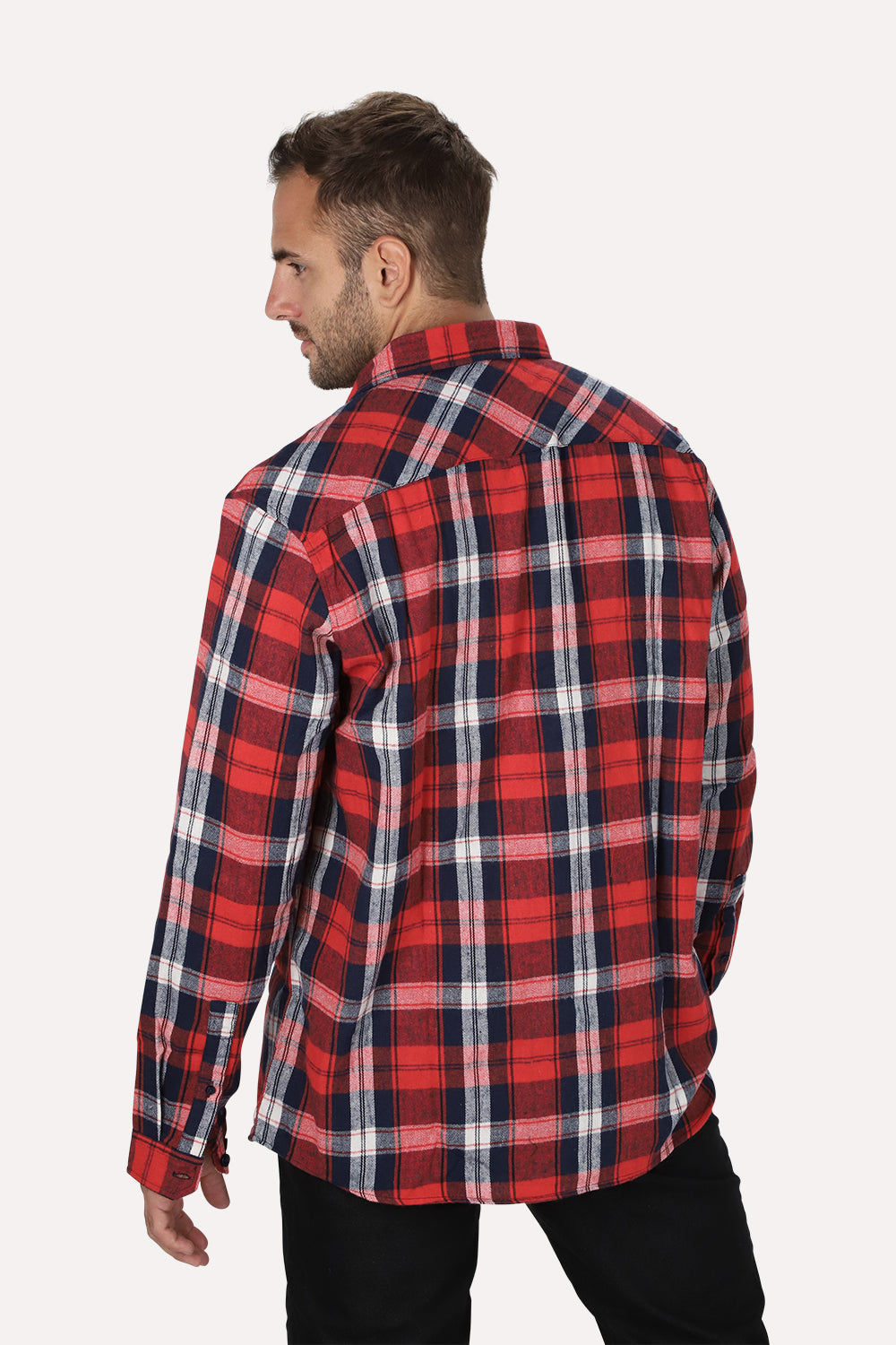 Plus Camisa  ML Franela  Fireside Rojo Gangster-2