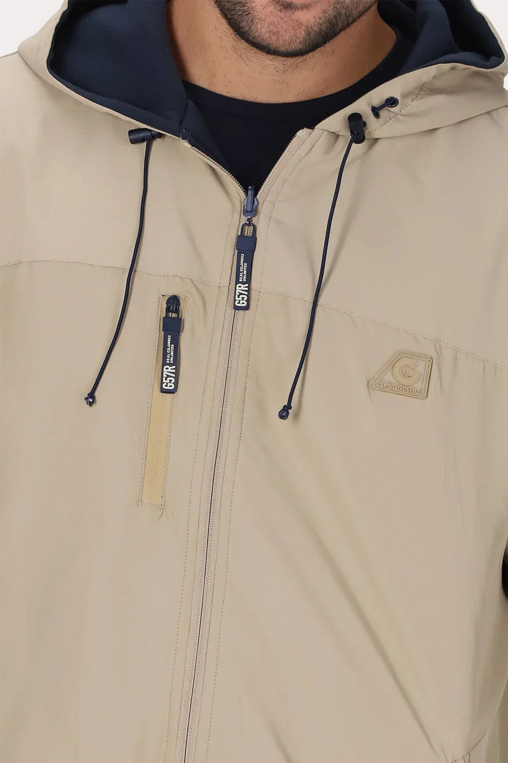 Plus Cortaviento Reversible Beacon Beige Gangster - Gangster