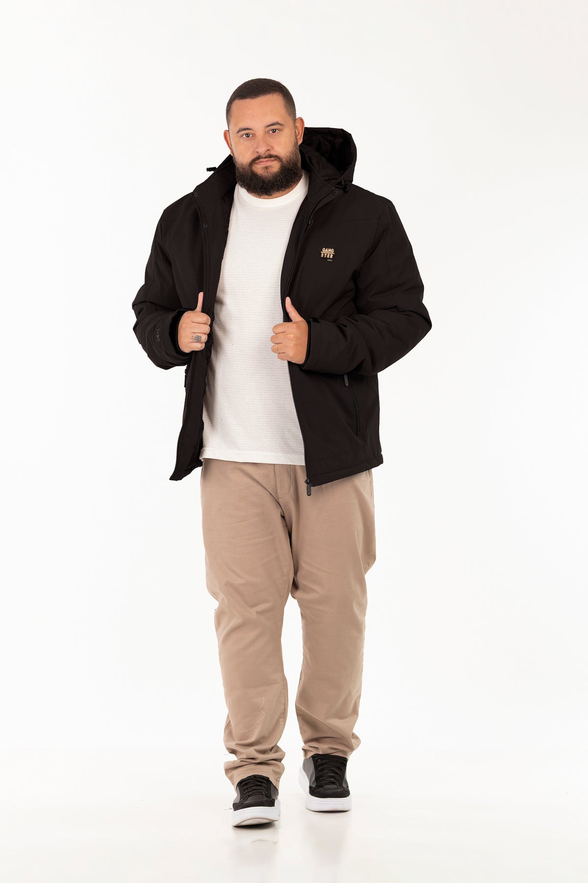 Plus Parka Tecnofusionada Artic Negro-4