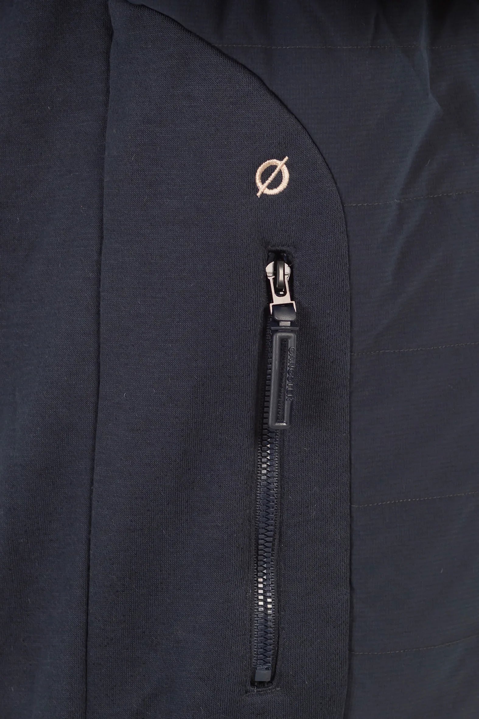 Plus Poleron Hibridas Weave Azul Marino Gangster-4