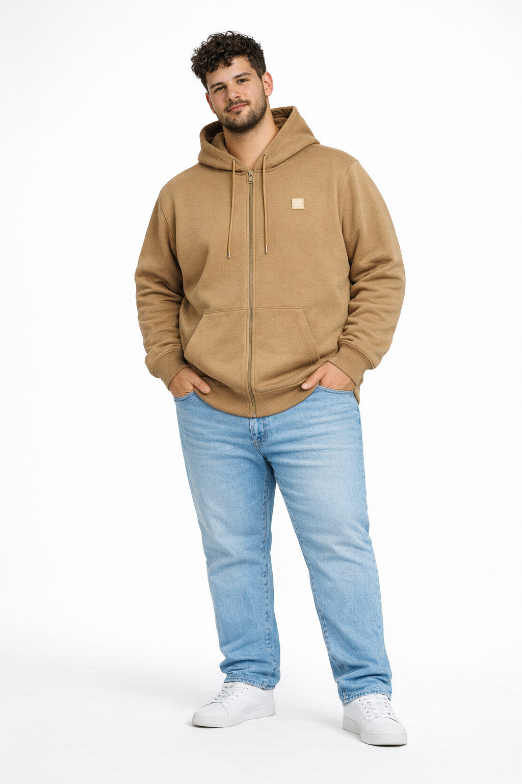 Plus Poleron Fullzipper Path Cafe-4