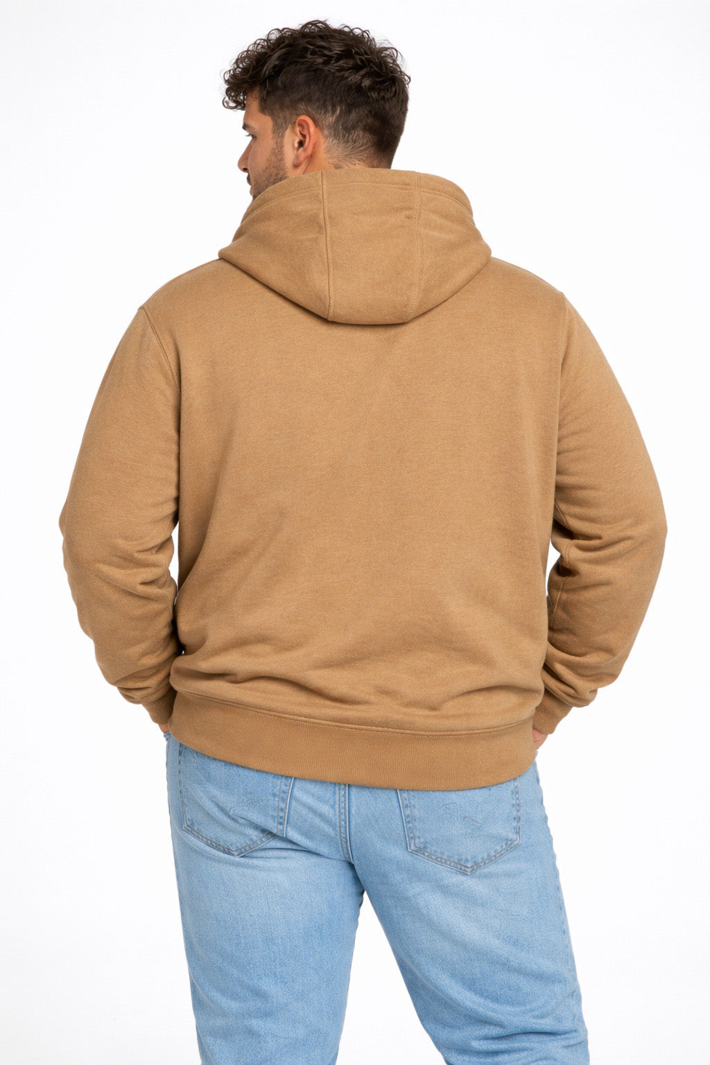 Plus Poleron Fullzipper Path Cafe