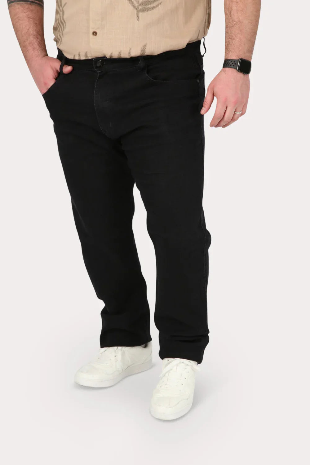 Plus Pantalon Denim 0 Negro Gangster - Gangster