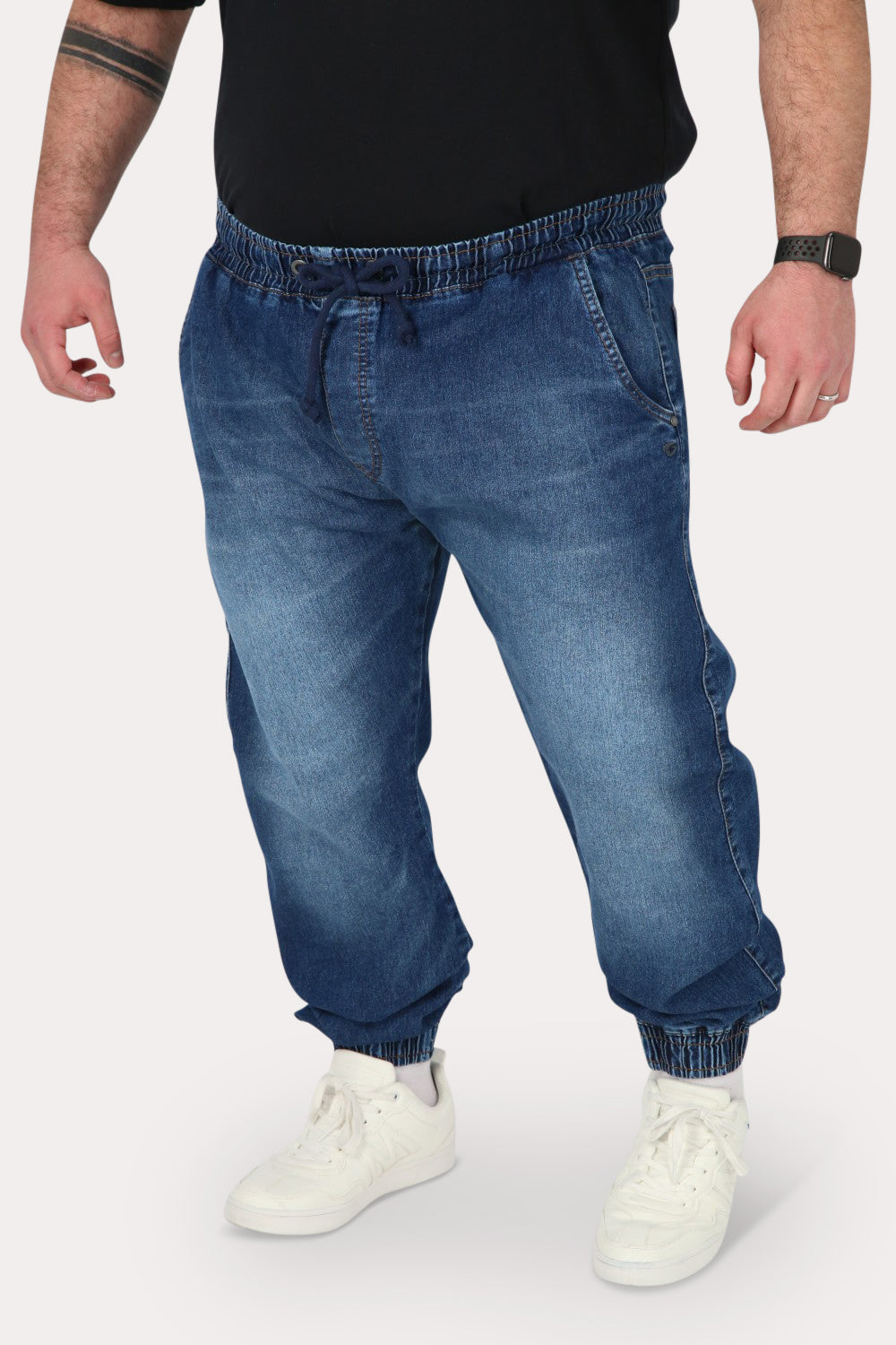 Plus Pantalon Jogger Denim 0 Azul Gangster - Gangster