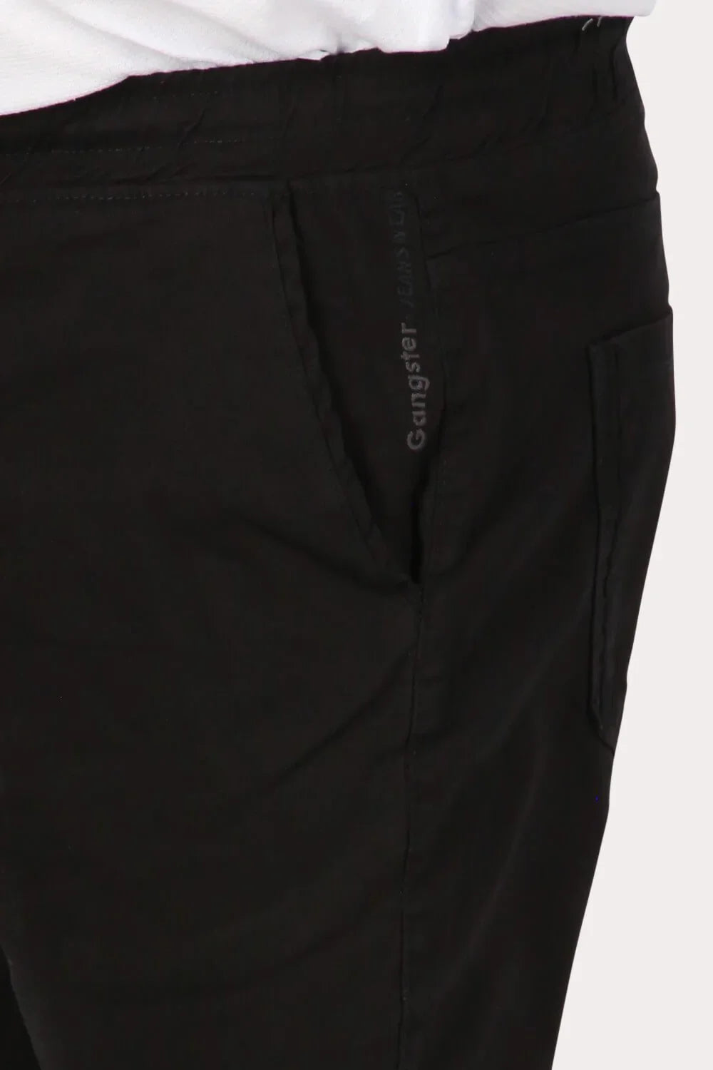 Plus Pantalon Jogger Canvas 0 Negro Gangster - Gangster