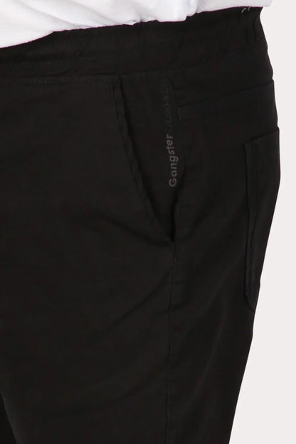Plus Pantalon Jogger Canvas 0 Negro Gangster - Gangster