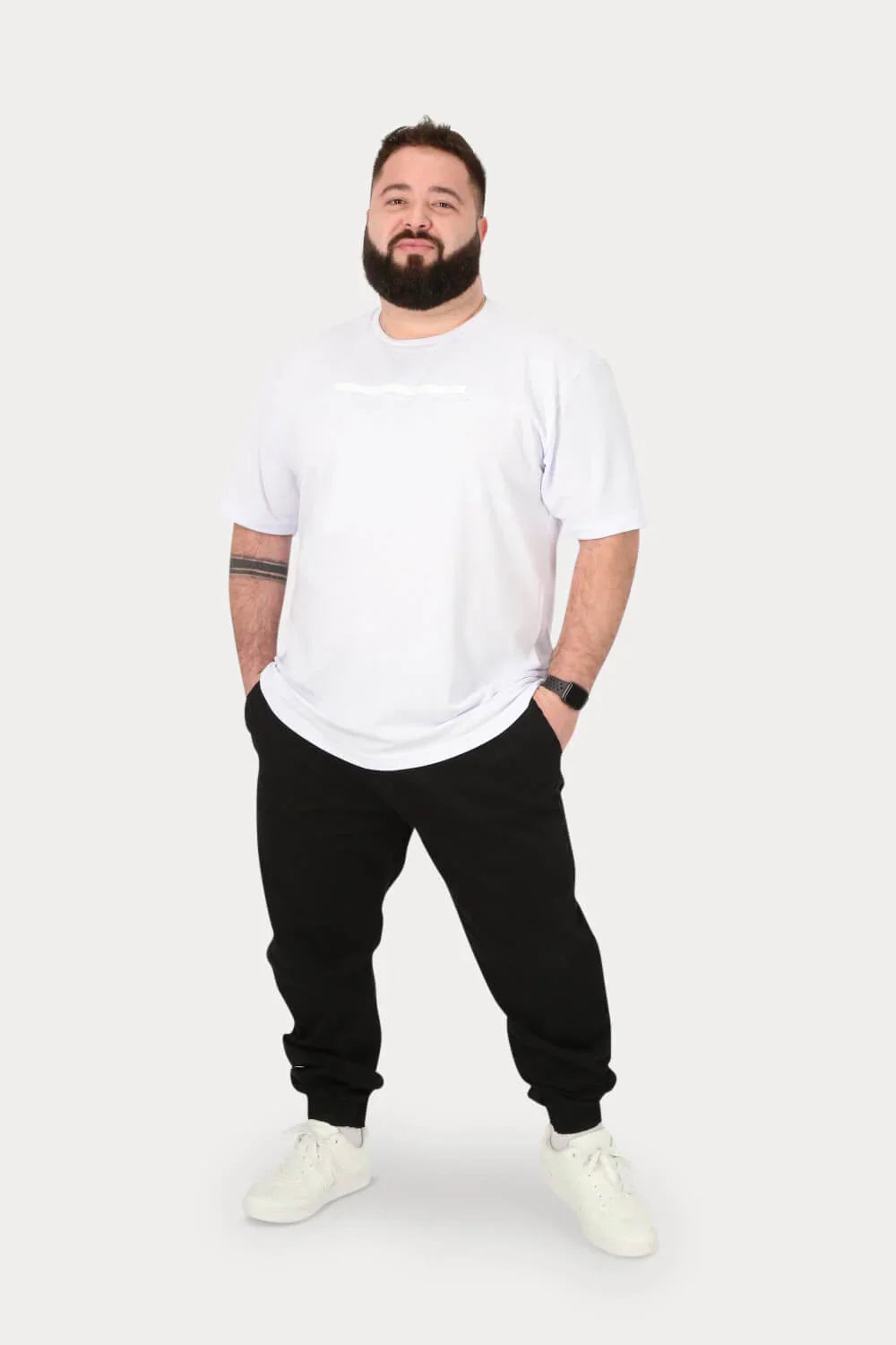 Plus Pantalon Jogger Canvas 0 Negro Gangster - Gangster