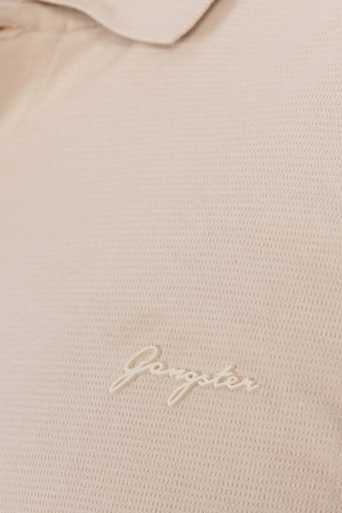Plus Polera Cuello Textura Temple Beige - Gangster