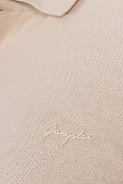 Plus Polera Cuello Textura Temple Beige - Gangster
