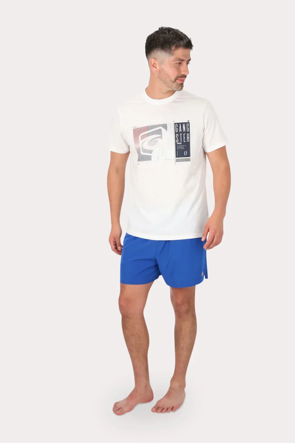 Plus Traje Baño Volley Traje Baño Solid Azul Gangster - Gangster