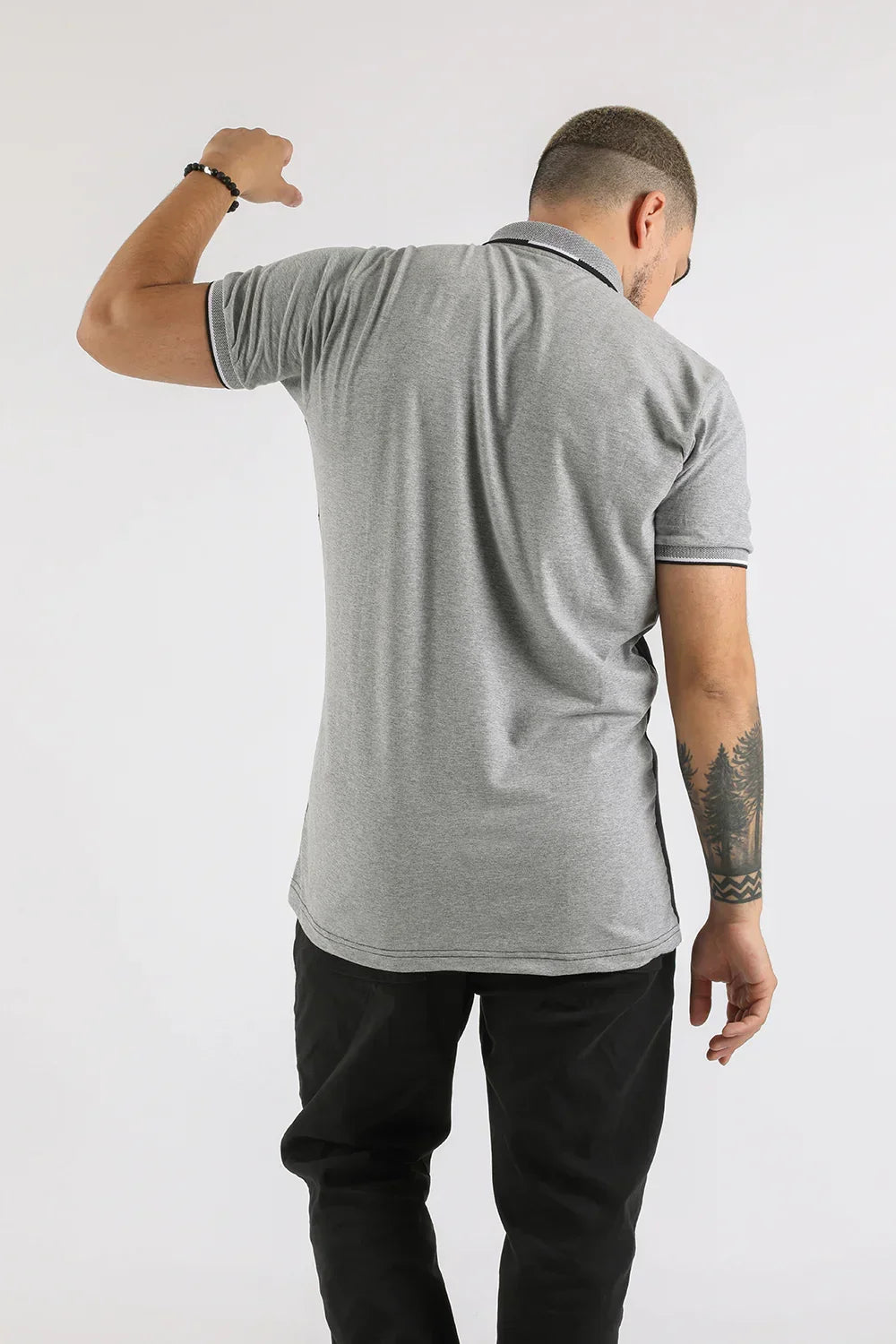 Polera Polo Academy Gris Gangster - Gangster