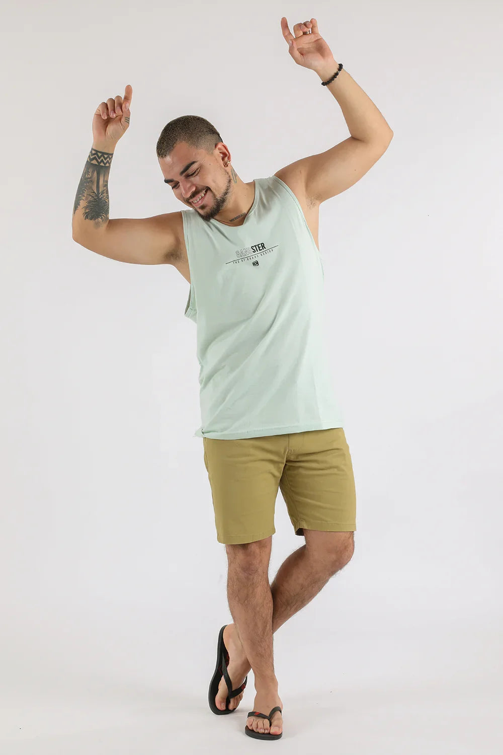 Polera Sm Mistake Verde Gangster - Gangster