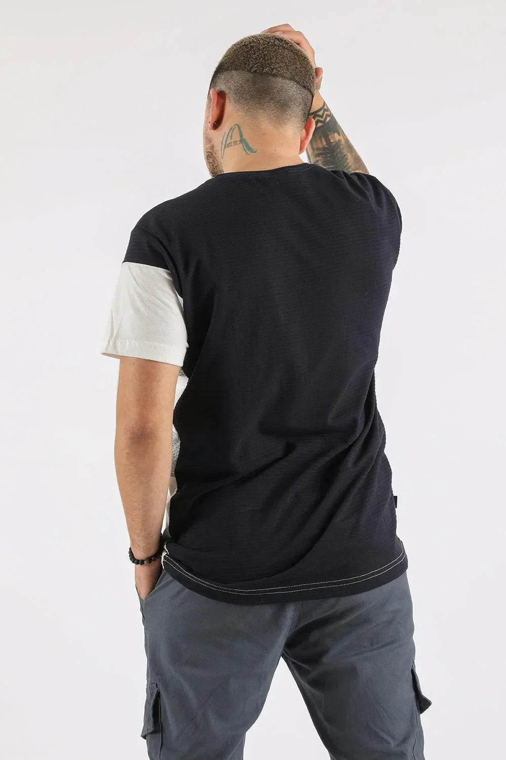 Polera Mc Especial Multistripes Azul Gangster - Gangster