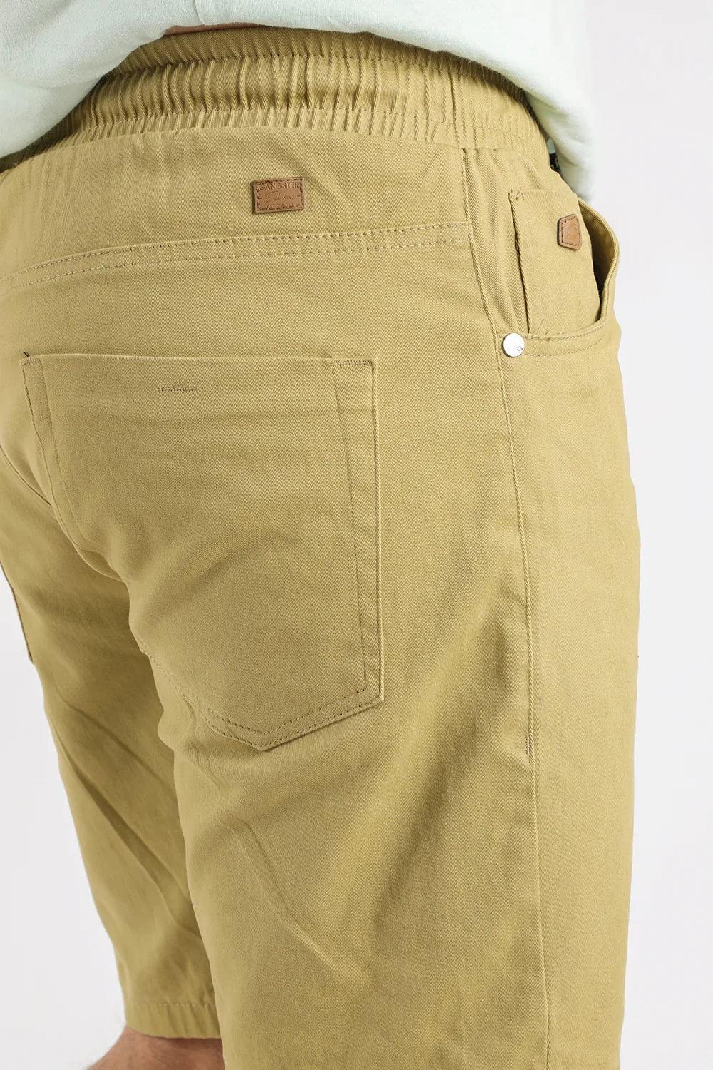 Plus Short Canvas Liso Kaki Gangster - Gangster
