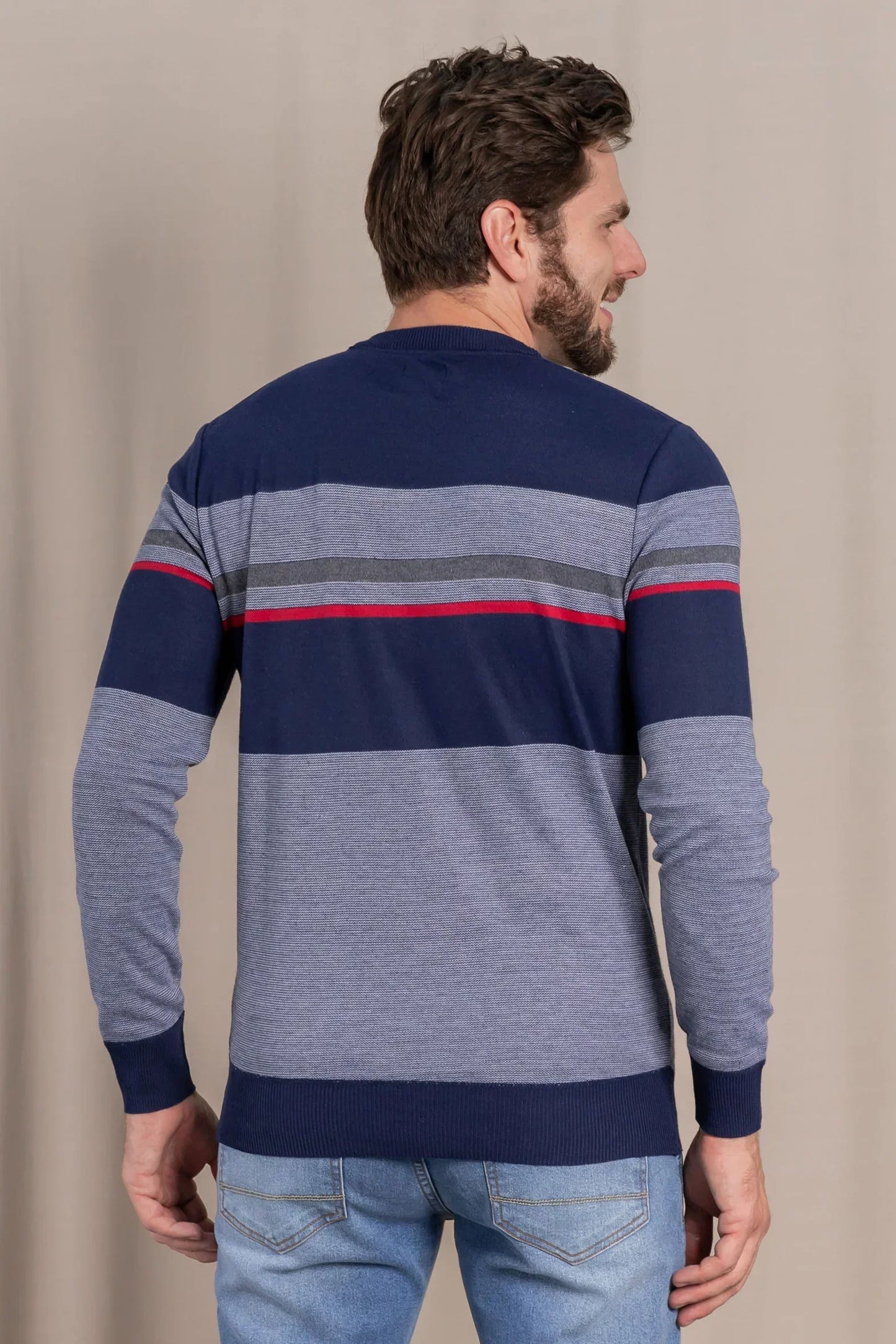 Chaleco Liviano Striped Azul Gangster - Gangster
