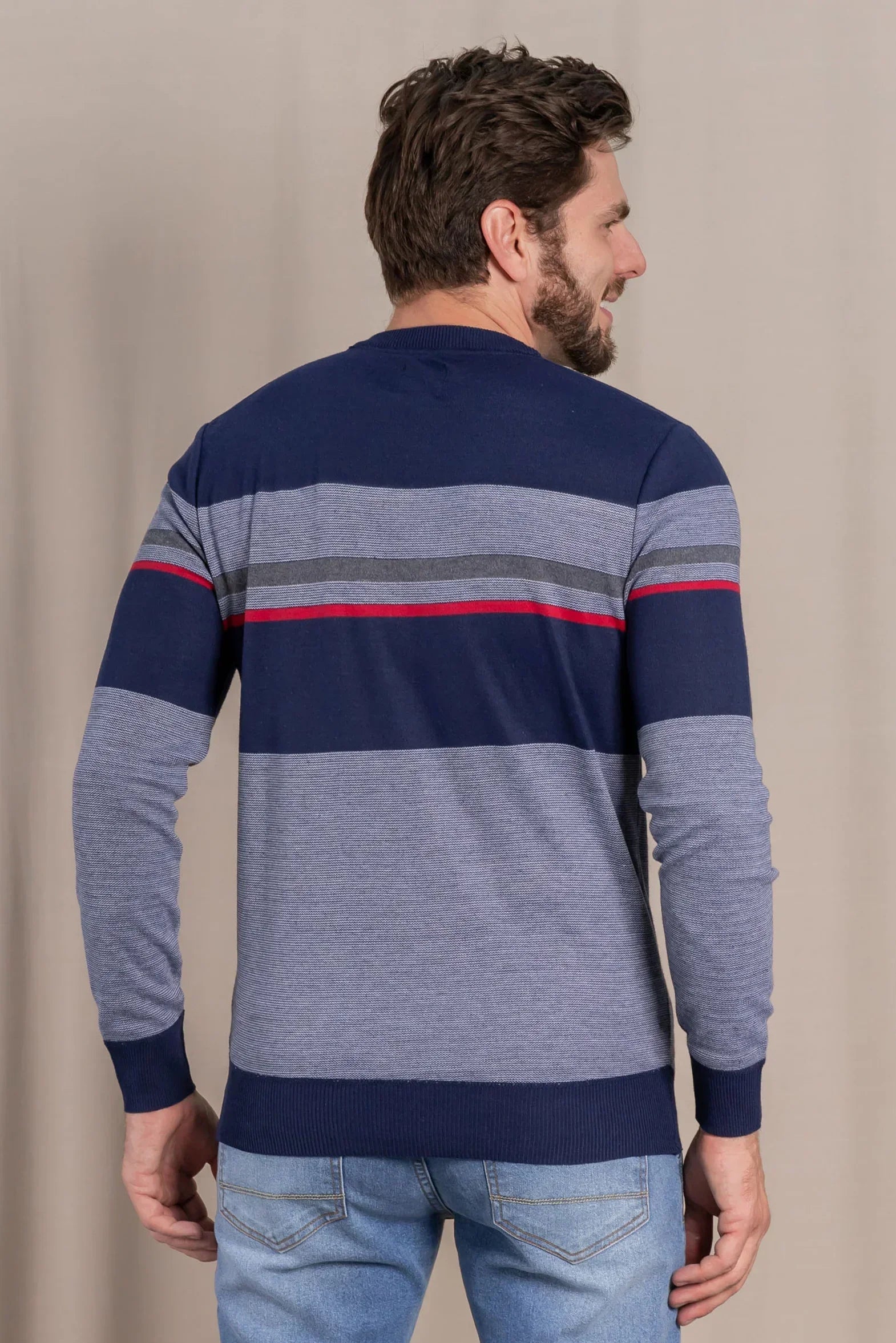 Chaleco Liviano Striped Azul Gangster - Gangster