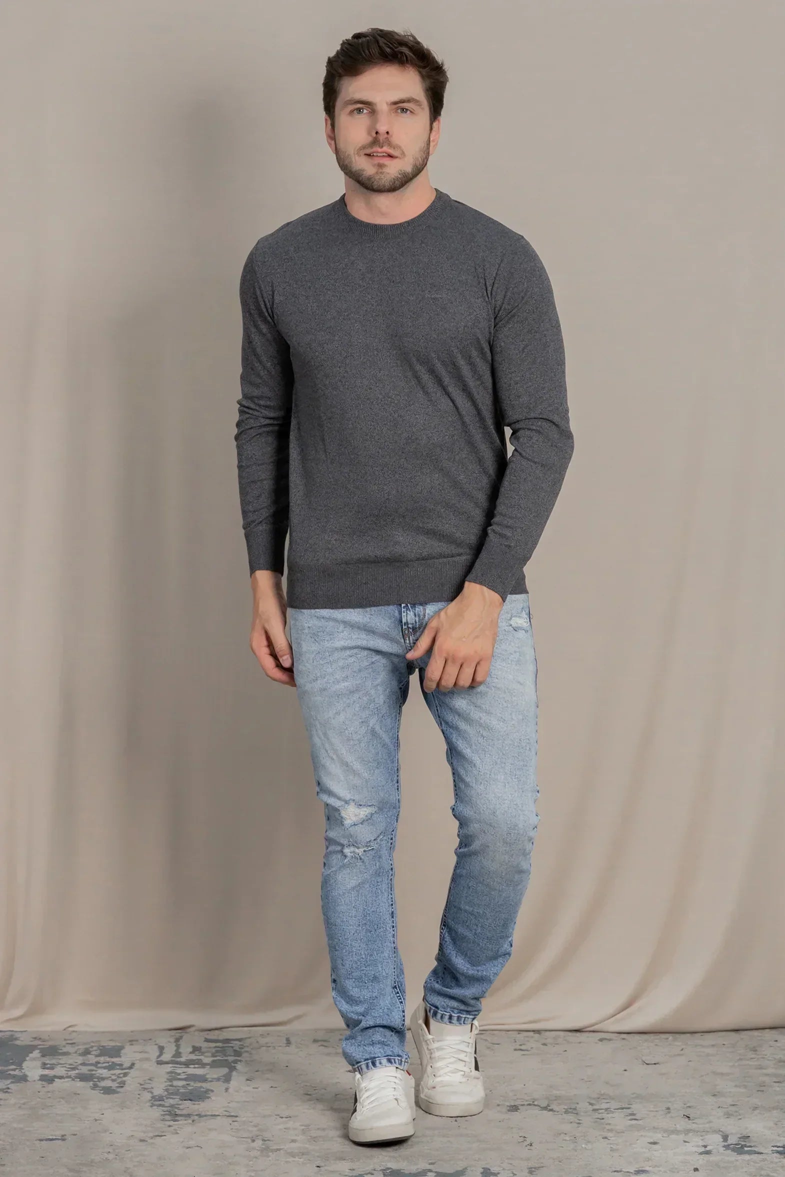 Chaleco Liviano Plain Gris Gangster - Gangster