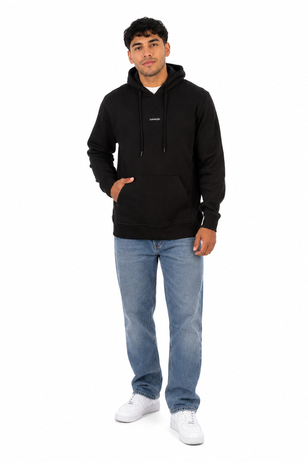 Poleron Hoodie Route Negro-4
