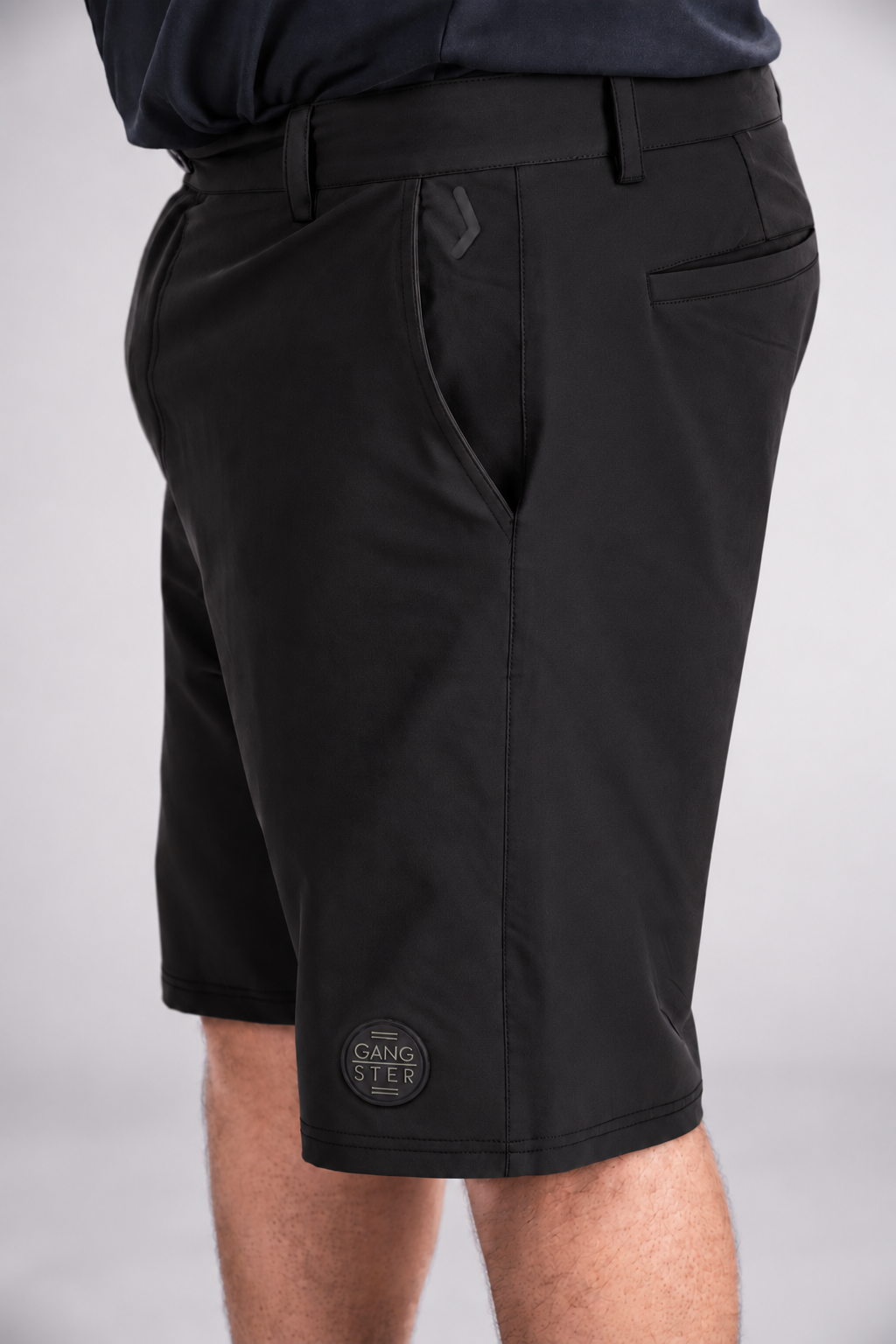 Plus Bermuda Elasticado Bloor Negro-3