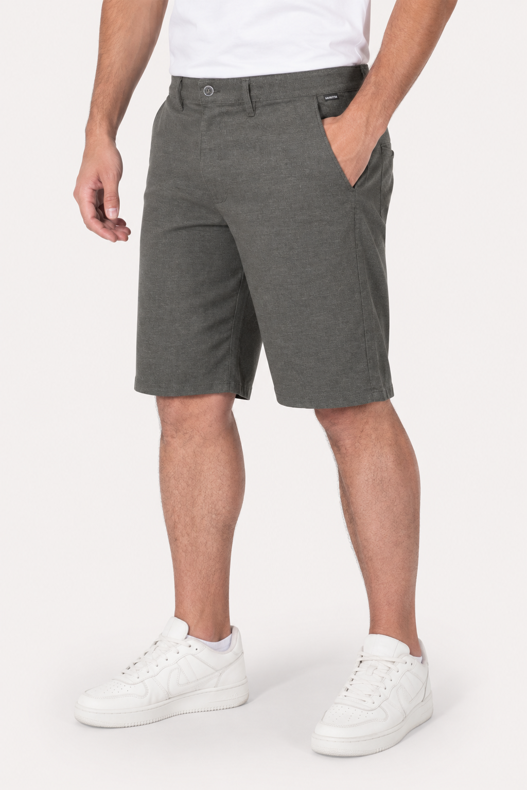 Plus Short Canvas Wide F Gris-1