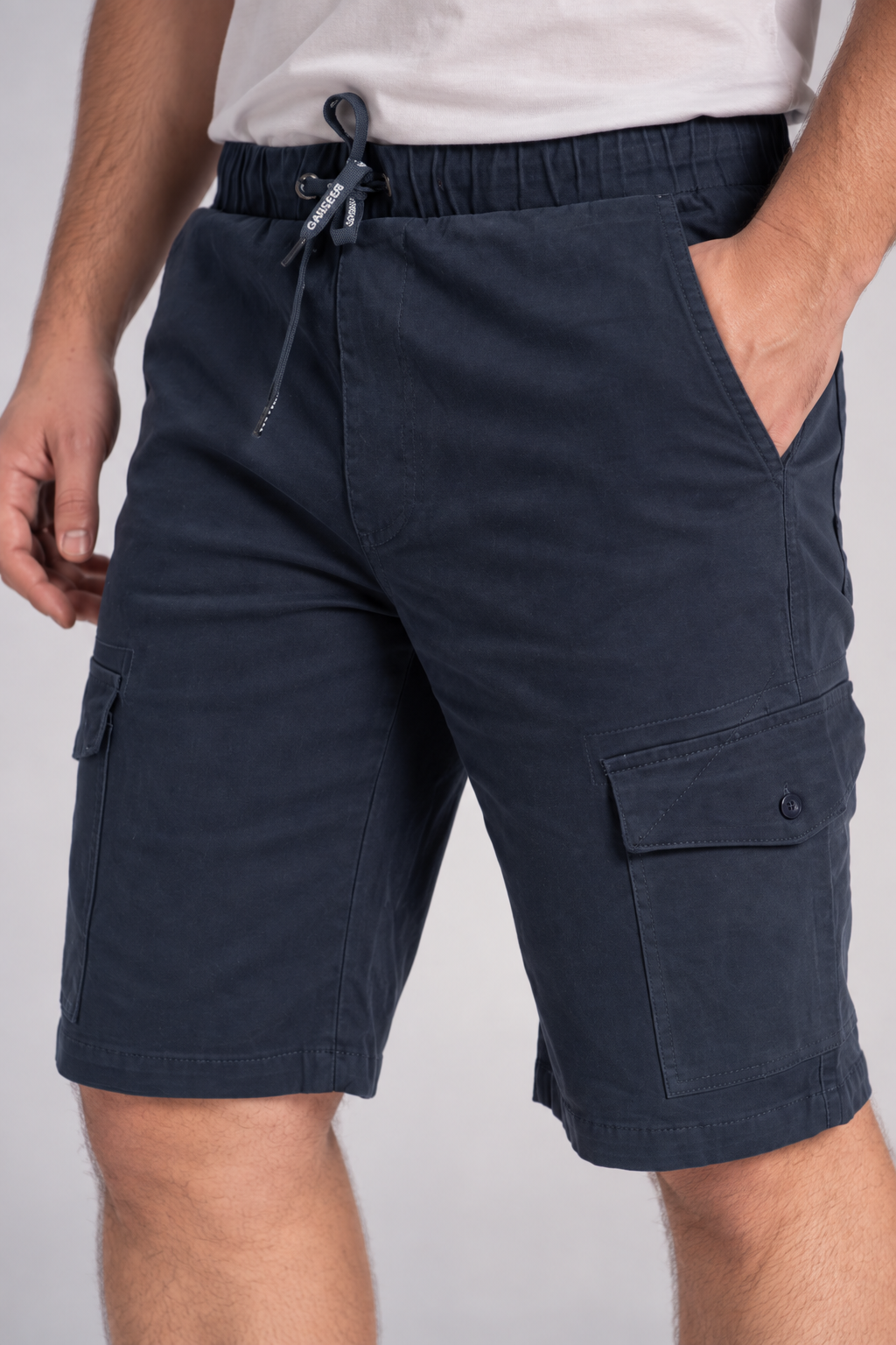 Short Canvas Cargo Carpenter Azul Gangster