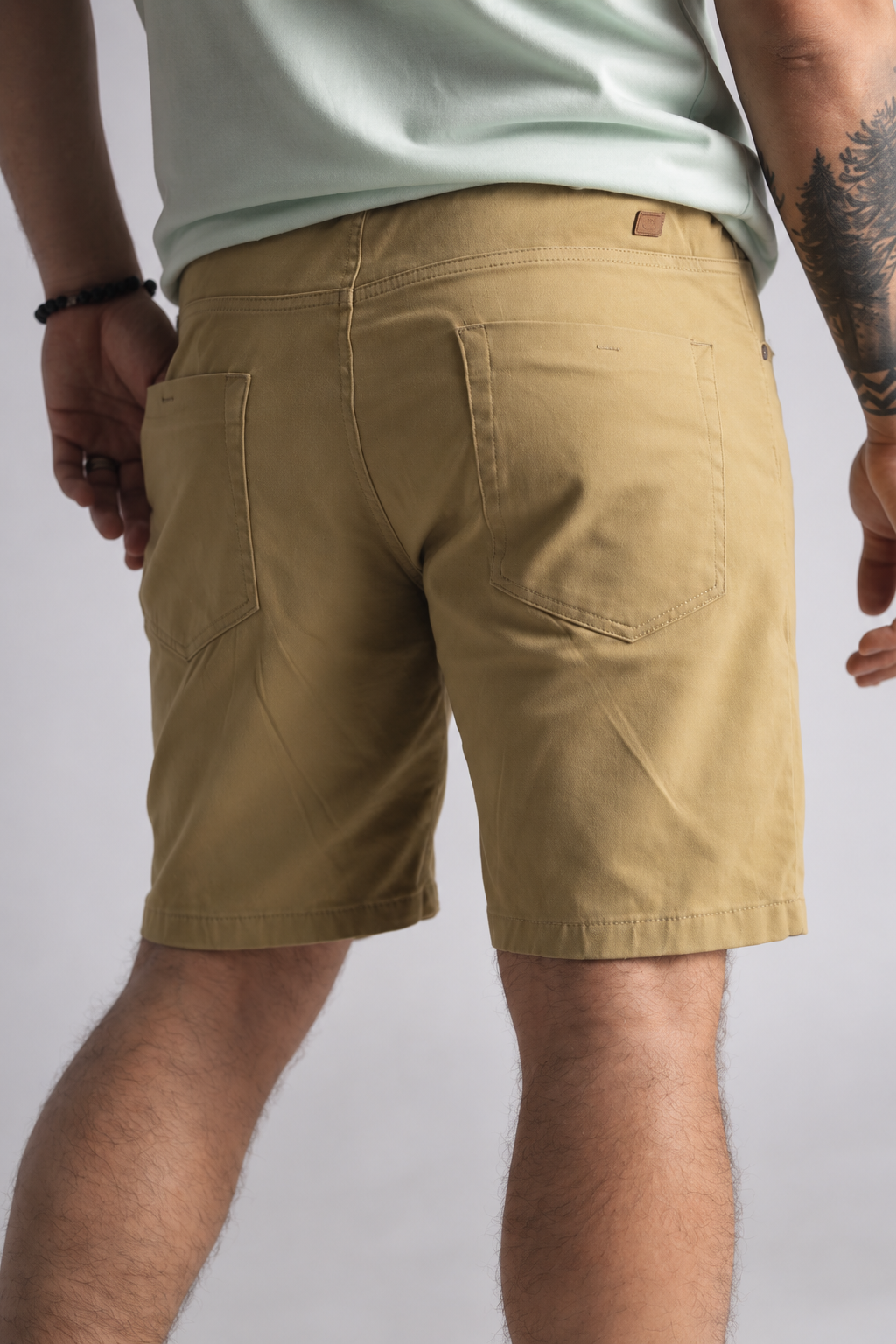 Short Canvas Liso Kaki Gangster-2