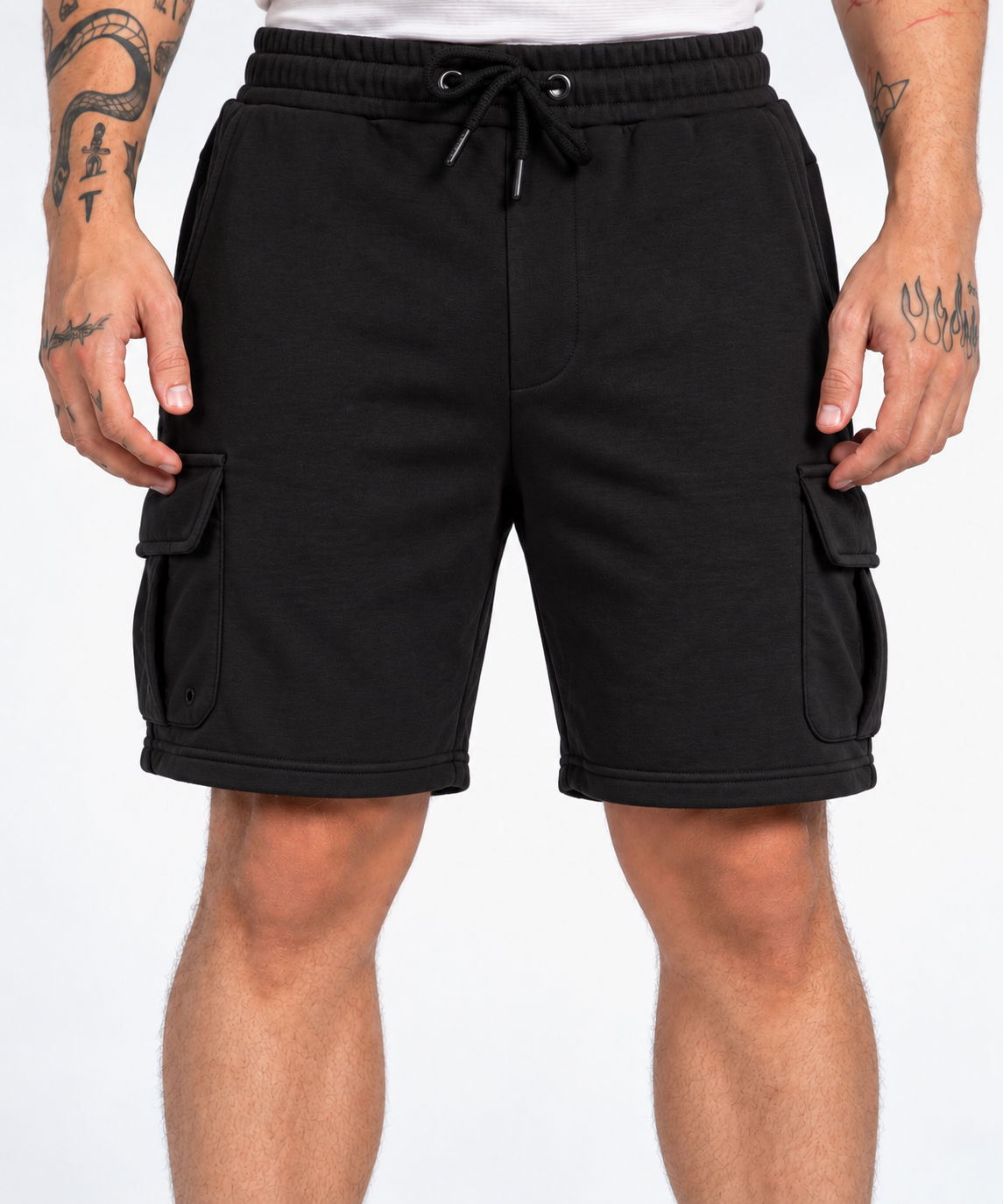 Short Bermuda Jogger Cargo Dope Negro Gangster-1