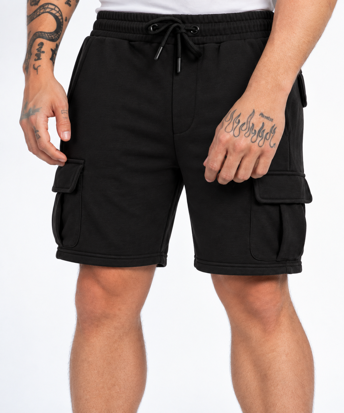Short Bermuda Jogger Cargo Dope Negro Gangster-3