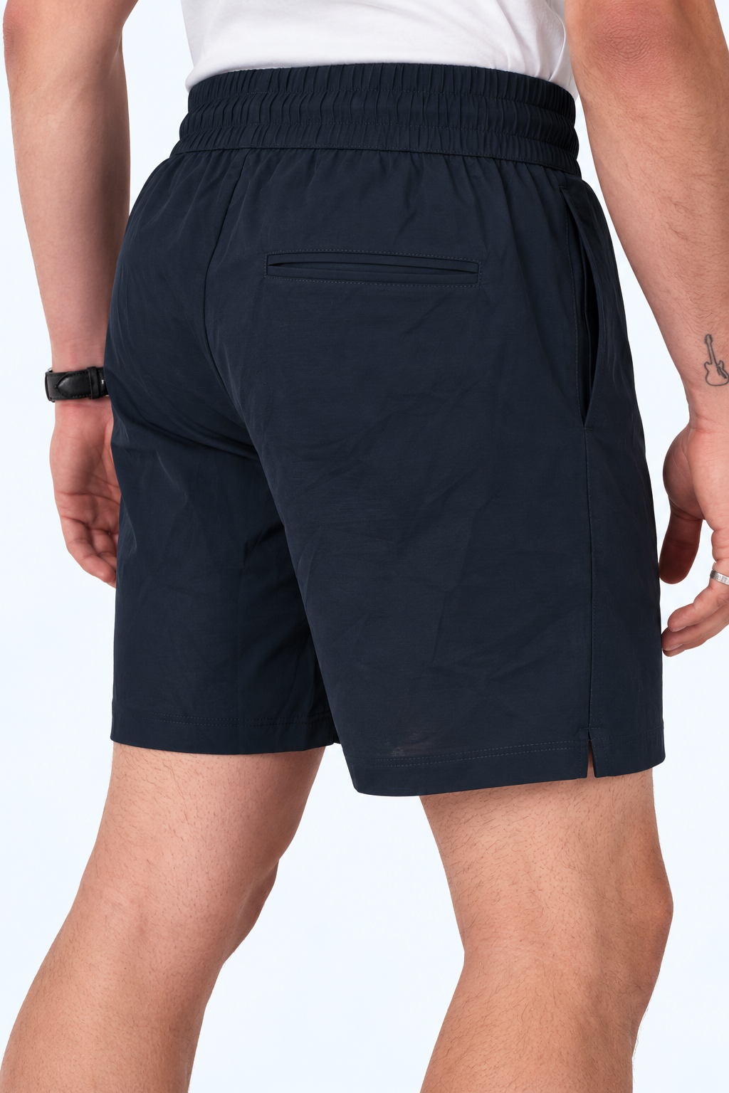Short Algodón Drift Azul-3