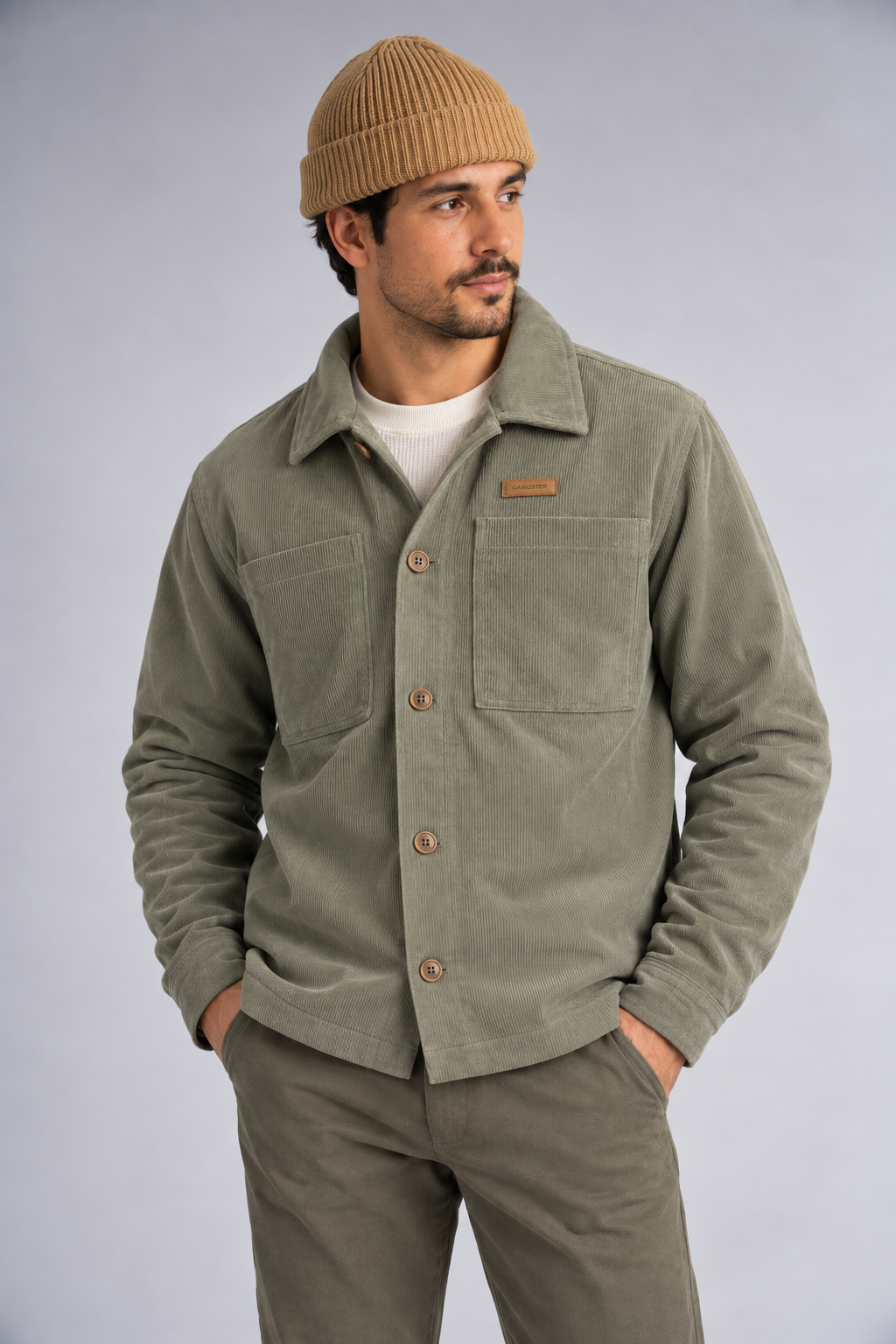 Chaqueta Overshirt Sway Verde