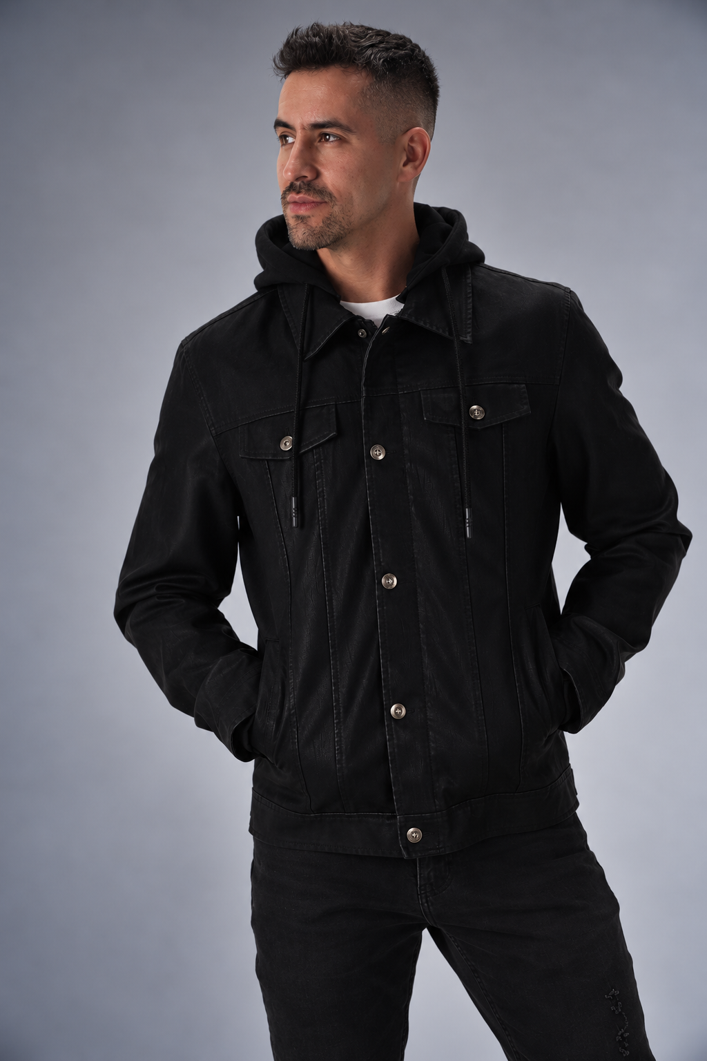 Chaqueta Pu Ravell Negro Gangster