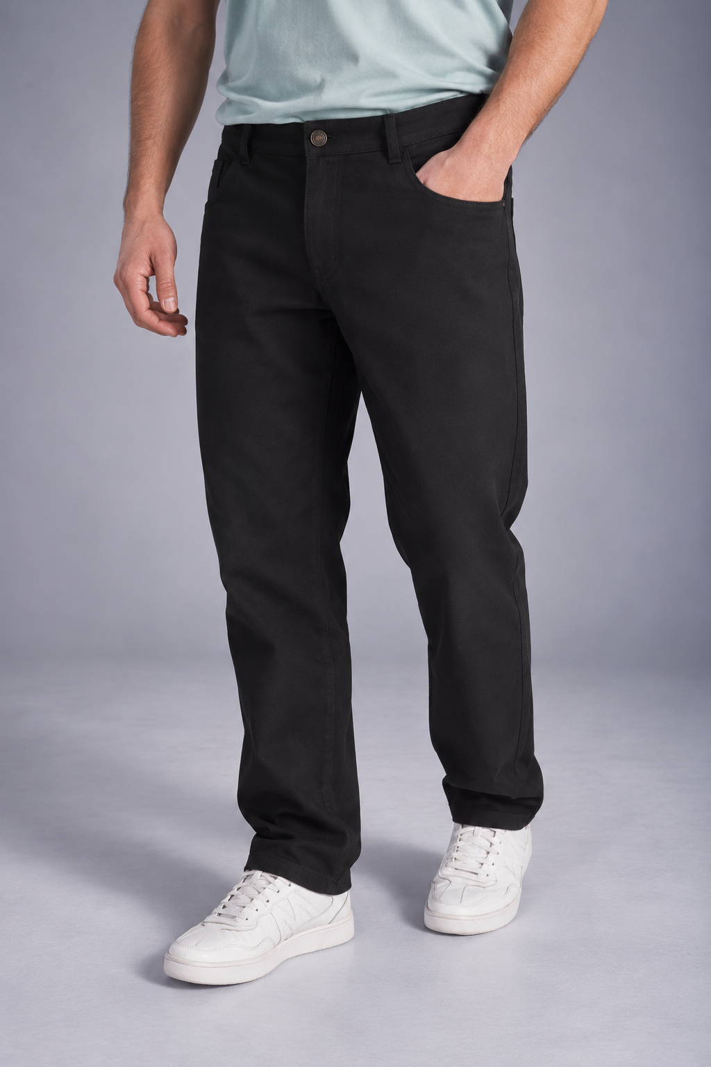 Pantalon Canvas Recto Spring Negro - 40