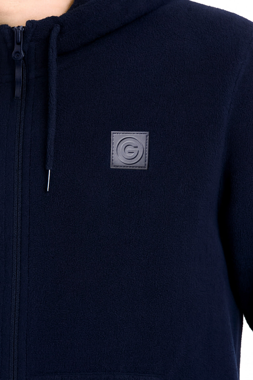 Polerón Full Zipper Fleece Warm Azul Marino-thumbmail-5
