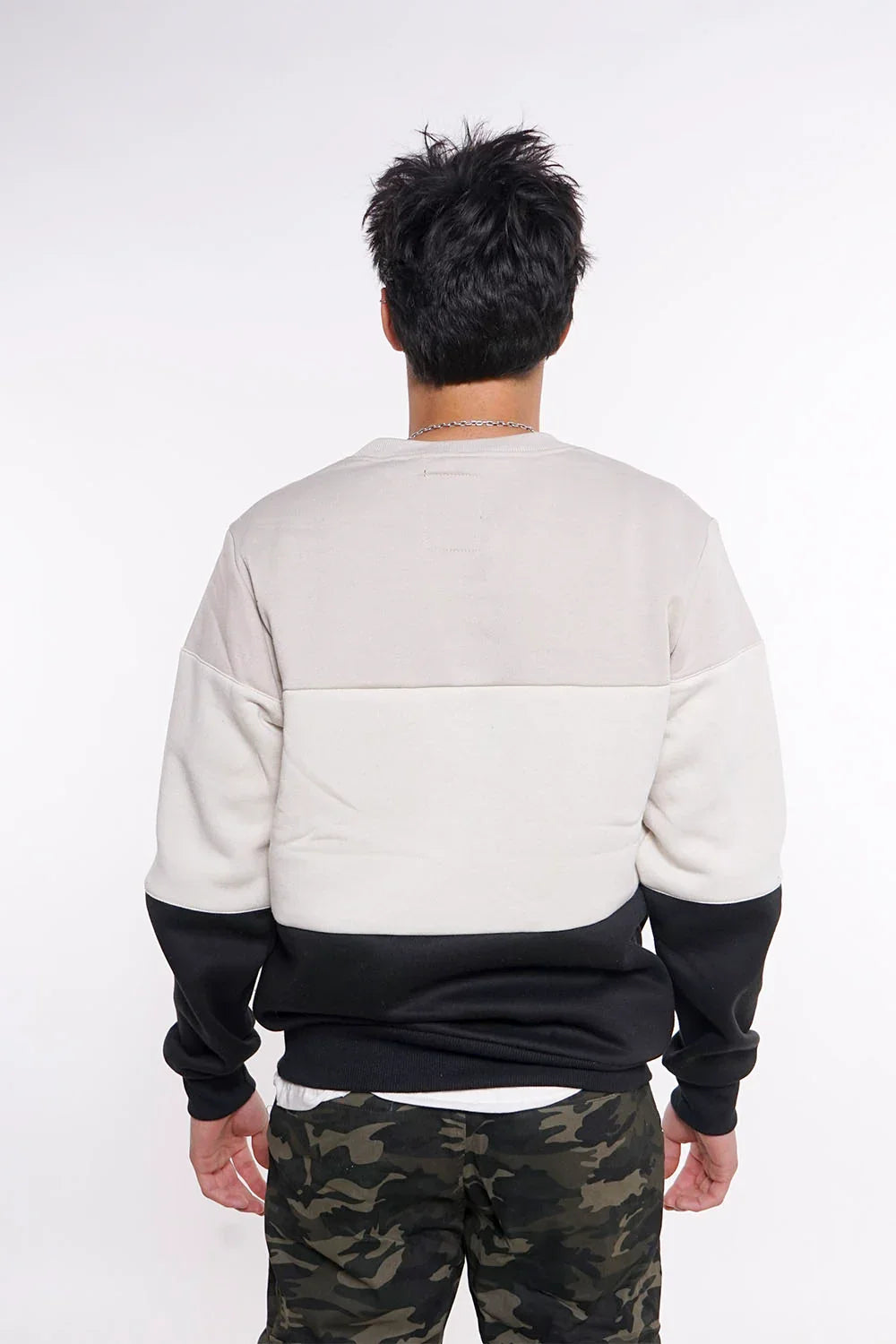 Polerón Crew Fleece Core Beige Gangster - Gangster