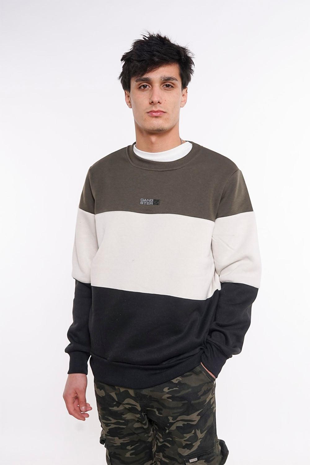 Polerón Crew Fleece Core Verde Gangster